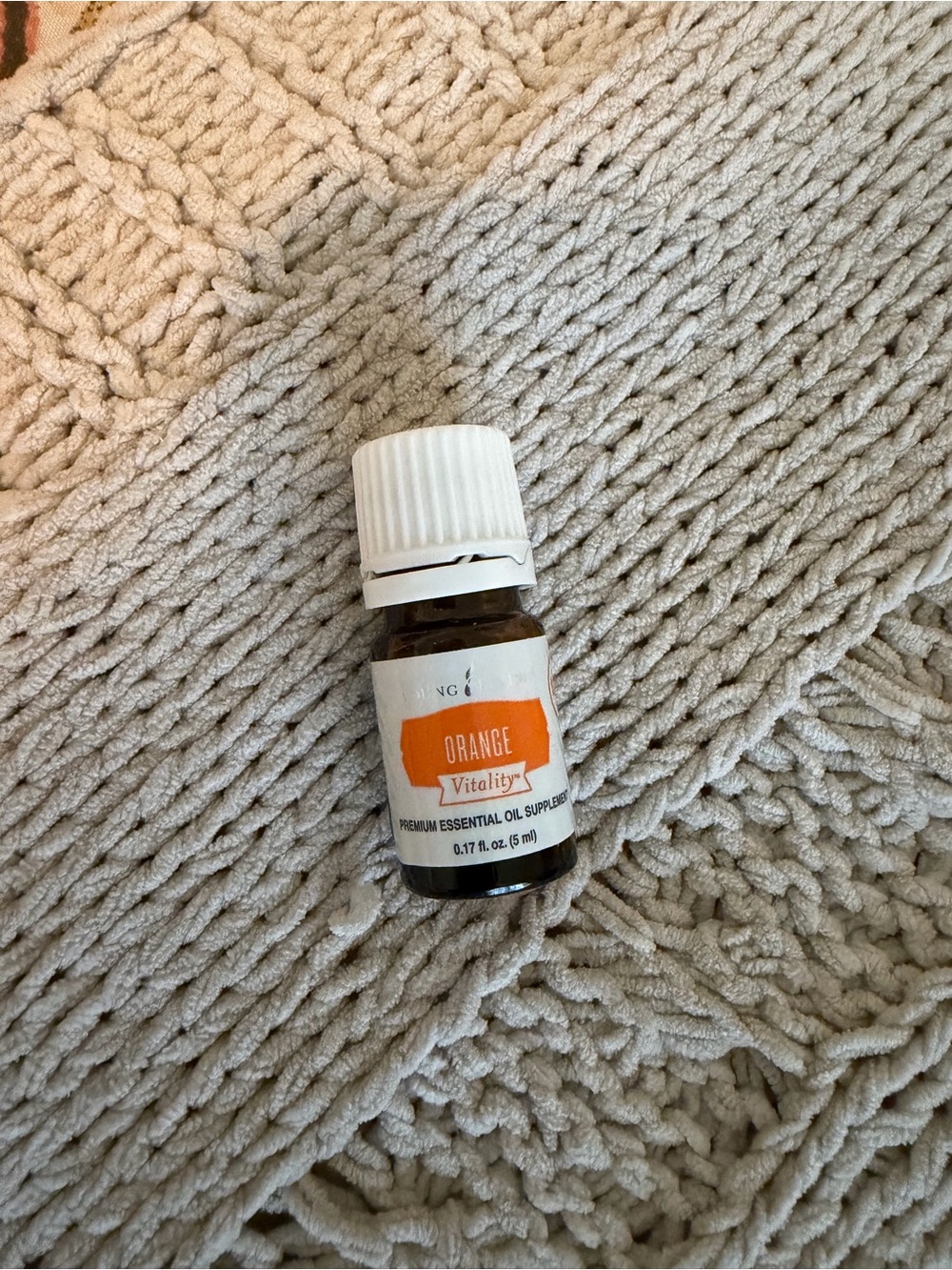 Young Living Orange Vitality - White & Orange Bottle